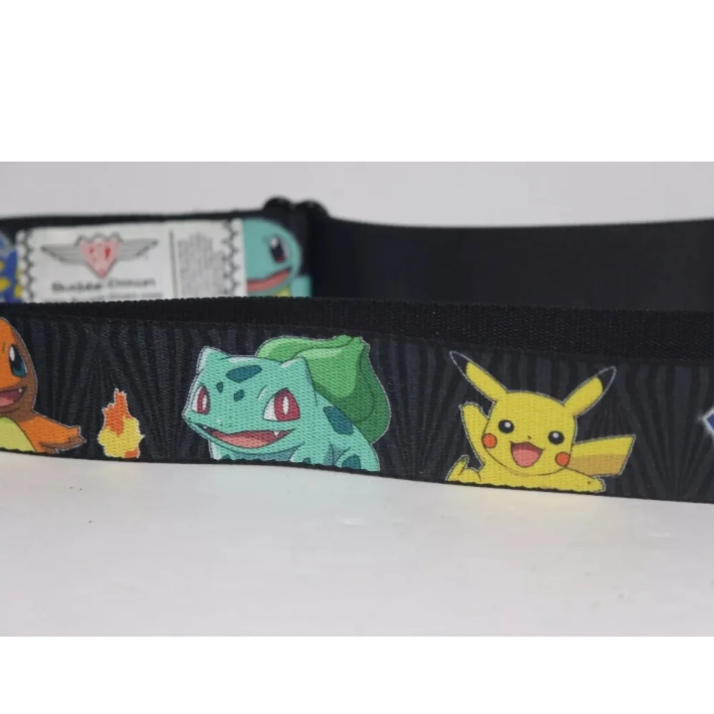 Pokemon Character Seatbelt Buckle Belt Kids Size 20-36 inches.